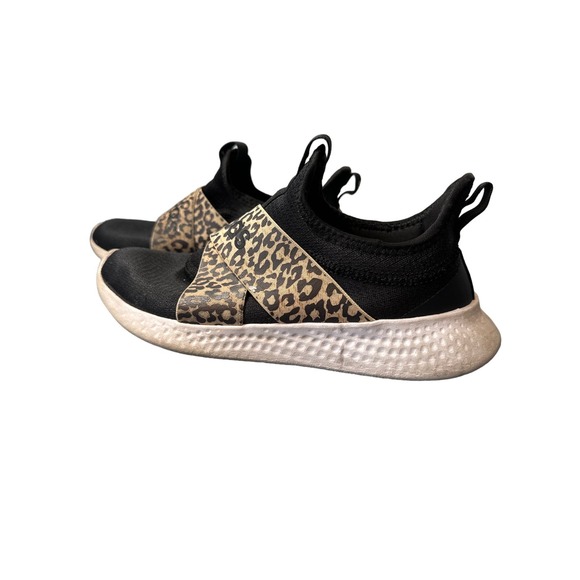 Adidas Puremotion Adapt FY7233 Black Running Sneakers Size 7.5 Pre-owned Cheetah - Picture 1 of 7
